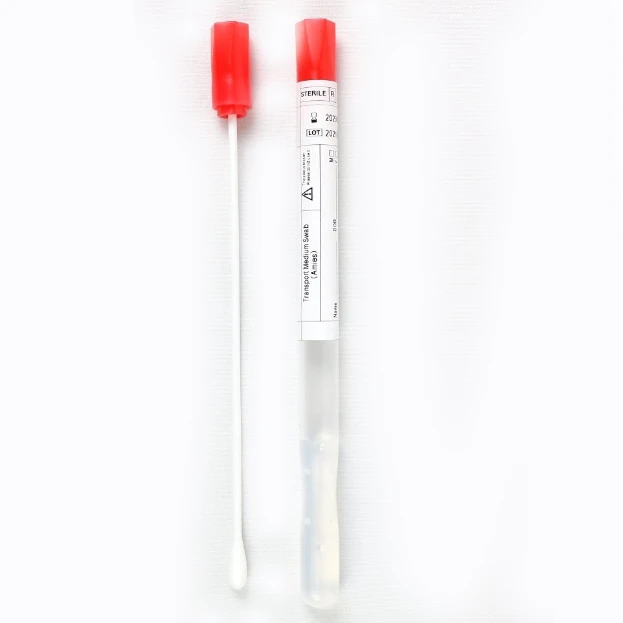 Sterile Specimen Collection Amies Stuart Cary Blair Transport Gel Swab with Gel Medium